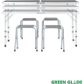 Набор мебели для пикника GREEN GLADE M790-5 темно-серый